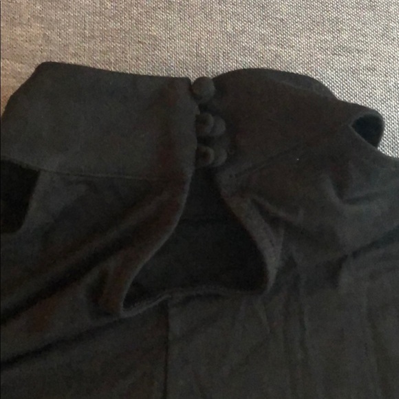 NWT INC cold shoulder black shirt size Medium - Picture 3 of 3